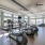 a gym with exercise equipment