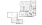 B2L - 2 bedroom floorplan layout with 2 baths and 1439 square feet.